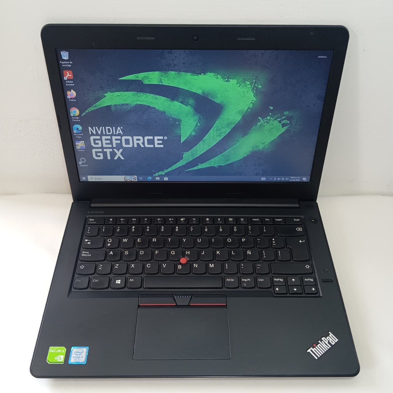 LENOVO THINKPAD CORE i7 7500U / 8GB RAM & 256GB  SSD / EMPRESARIAL / 14″ LED