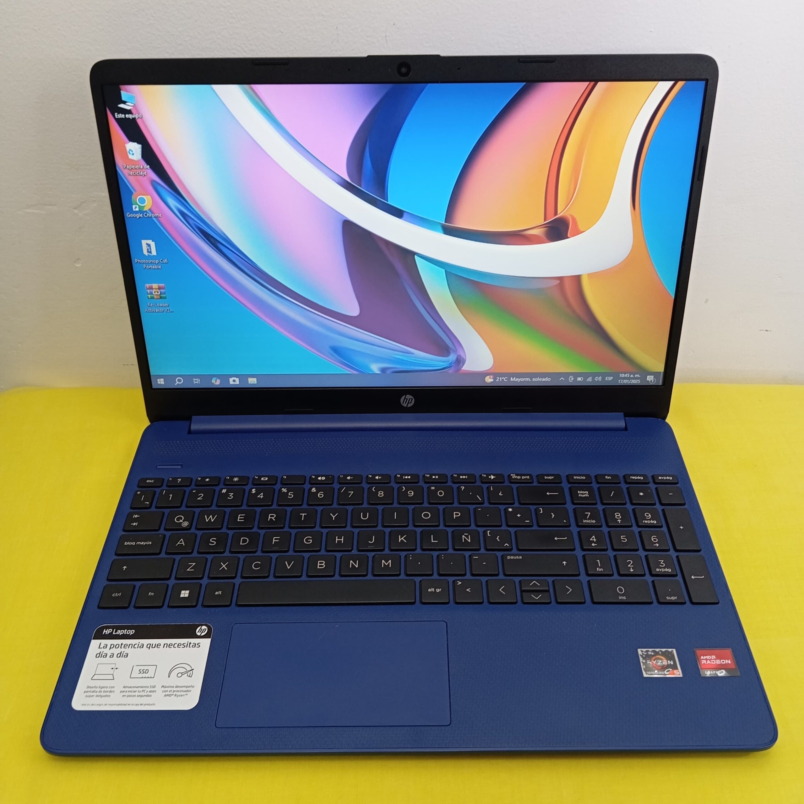 HP 15 AMD RYZEN 5 4500U 6 CORES / 8GB RAM & 256GB ESTADO SOLIDO
