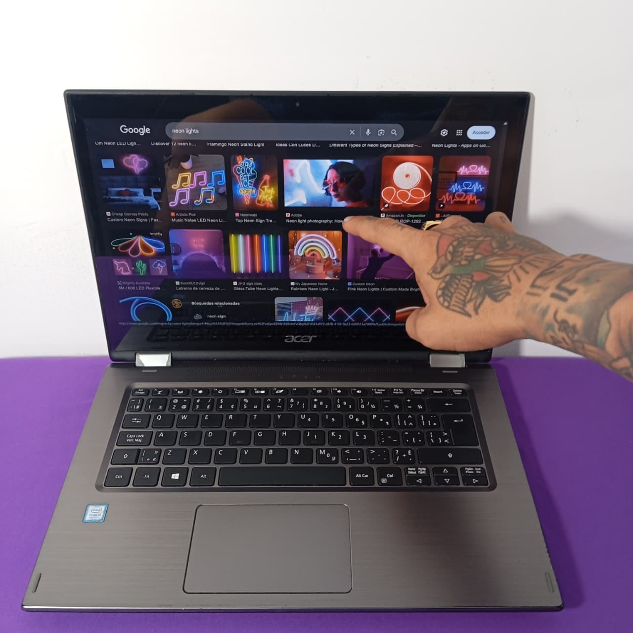 ACER TACTIL GIRATORIA 360º / INTEL CORE i5 8TH / 500SSD / 8GB RAM