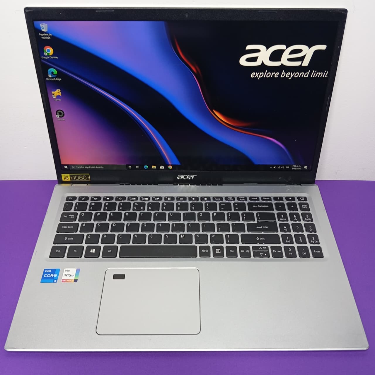 ACER INTEL CORE i5 11TH / 12GB RAM / 512GB SSD/ TECLADO ILUMINADO